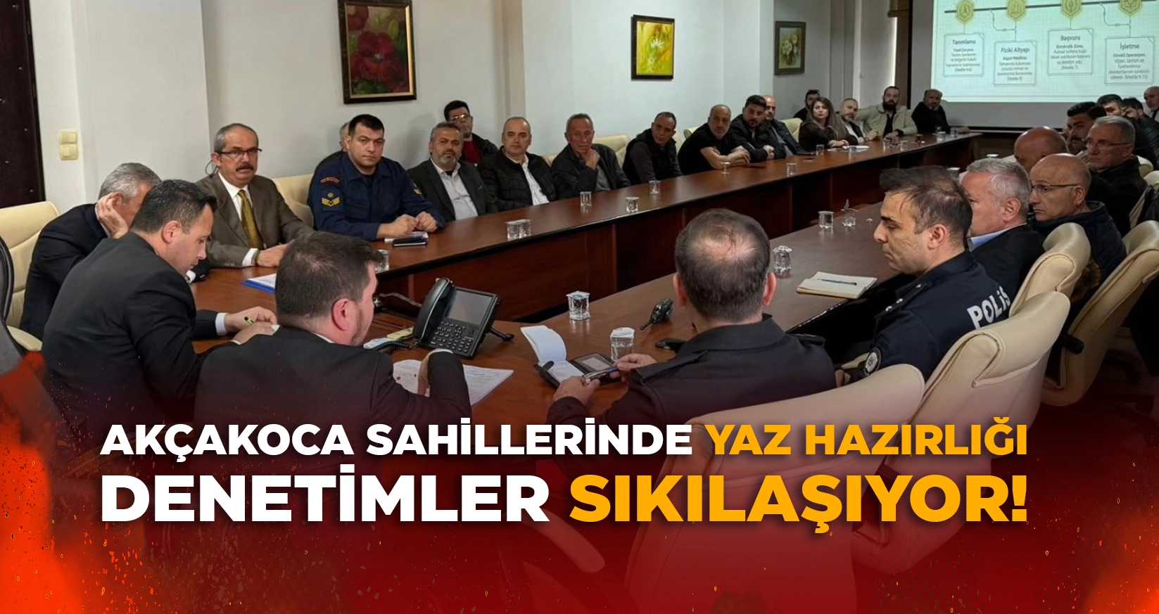 AK&Ccedil;AKOCA SAHİLLERİNDE YAZ HAZIRLIĞI