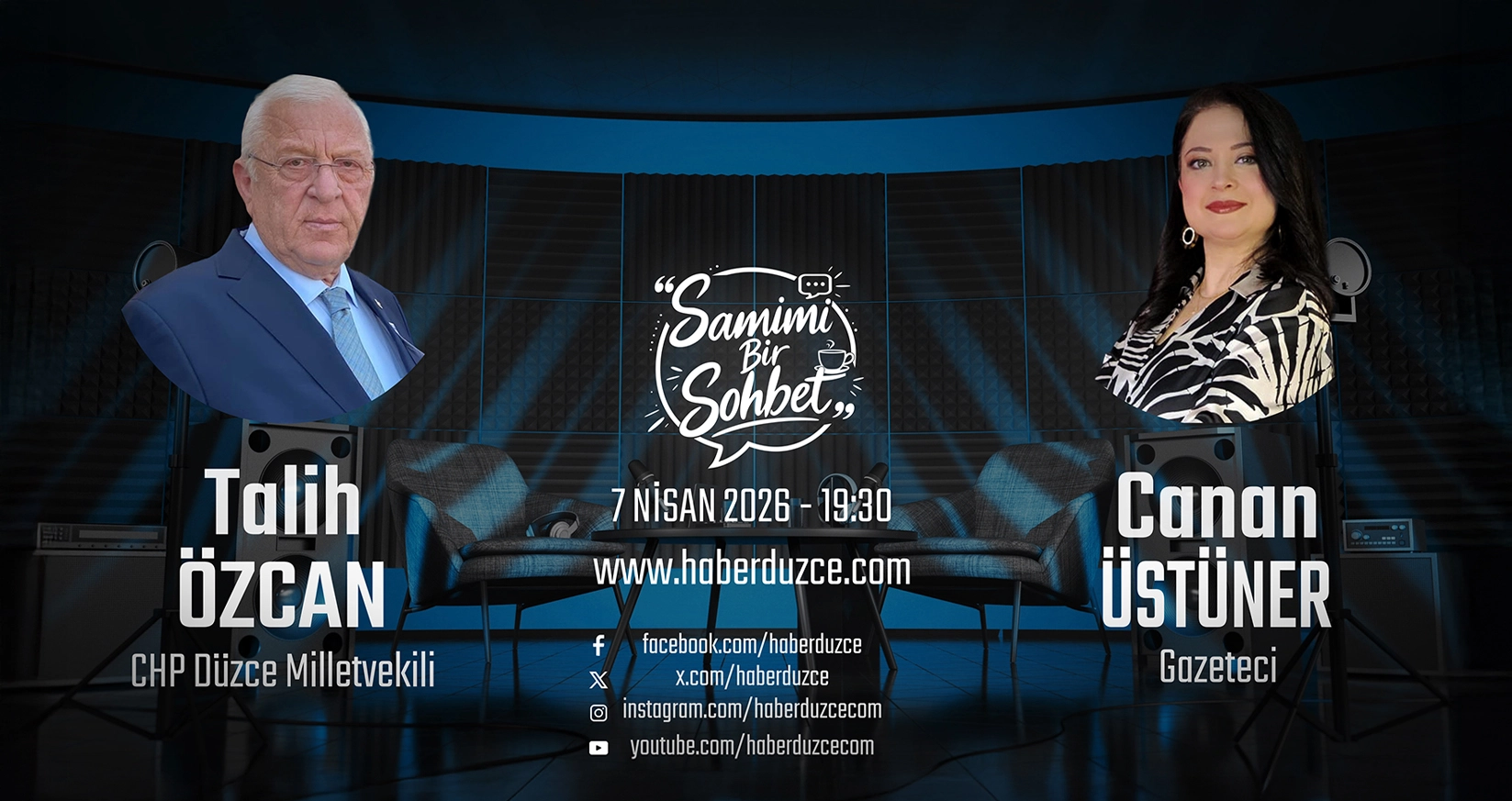 CANAN &Uuml;ST&Uuml;NER İLE SAMİMİ BİR SOHBET | KONUK CHP D&Uuml;ZCE MİLLETVEKİLİ TALİH &Ouml;ZCAN