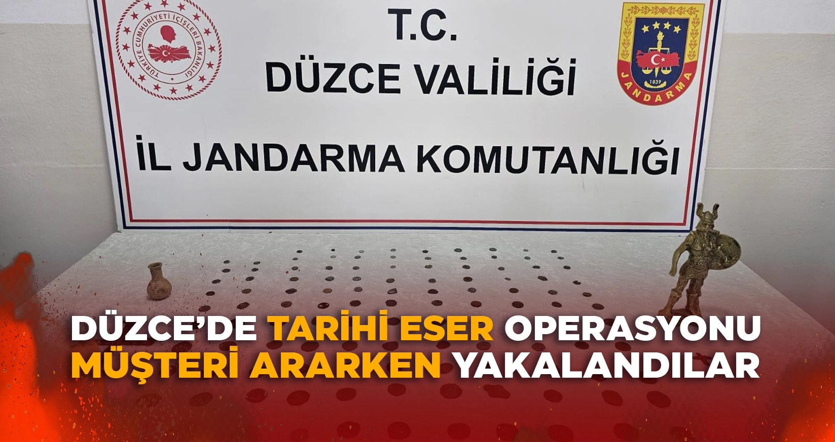 D&Uuml;ZCE&rsquo;DE TARİHİ ESER OPERASYONU
