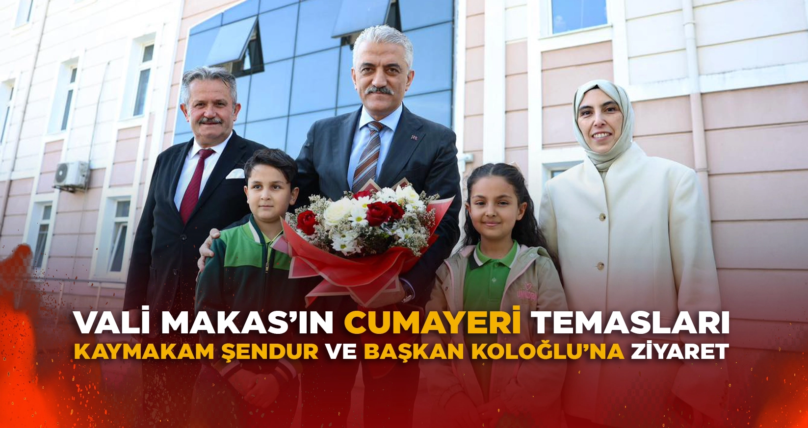 KAYMAKAM ŞENDUR VE BAŞKAN KOLOĞLU&rsquo;NA ZİYARET