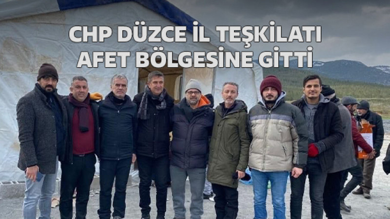 CHP Düzce İl Başkanı Semih Cemşit: Burada İlçe Kalmamış