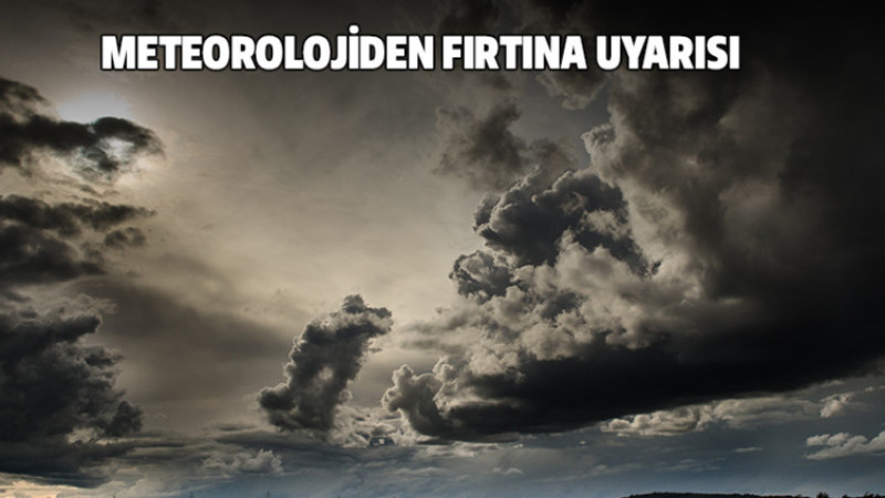 Meteorolojiden Düzce İçin Fırtına Uyarısı