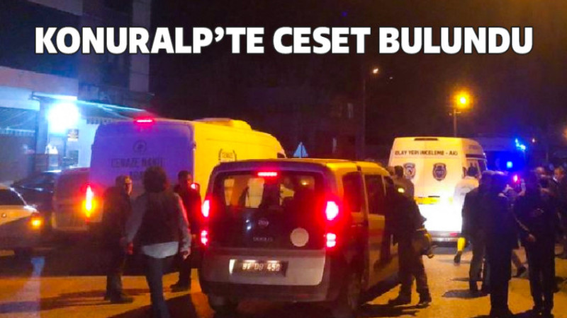 Konuralp'te Ceset Bulundu