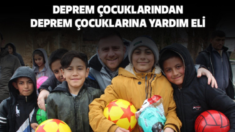 Deprem Çocuklarından Deprem Çocuklarına Yardım Eli