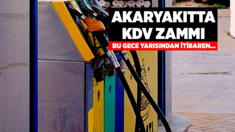 Akaryatta KDV Zammı