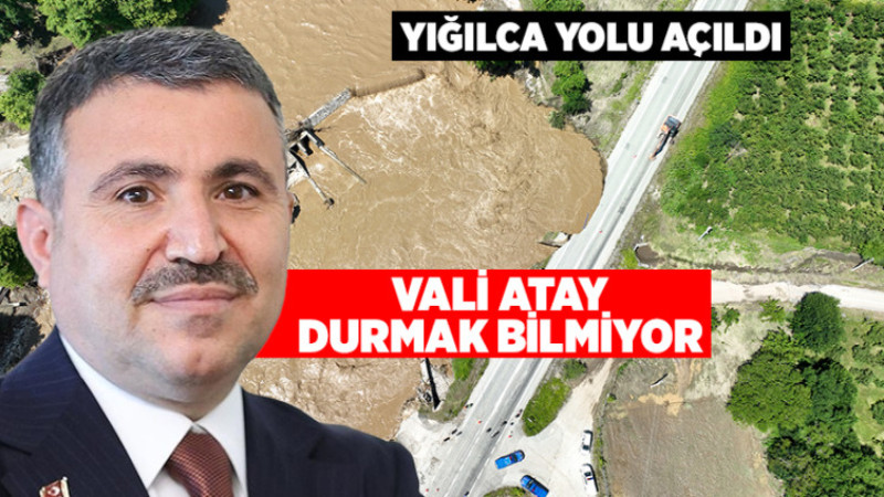 Yığılca Yolu Açıldı