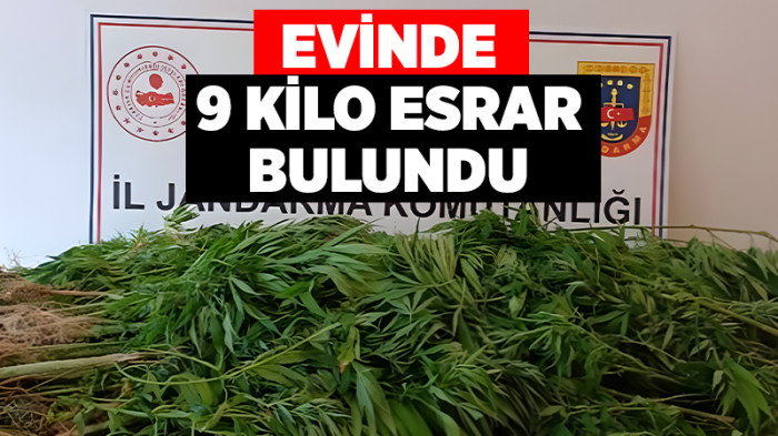 Uyuşturucu Taciri 9 Kilo Esrar ile Yakalandı