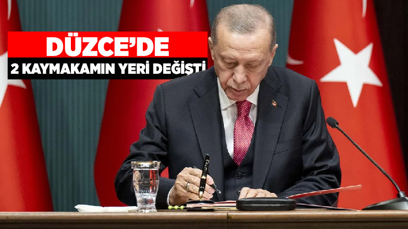 Yığılca ve Kaynaşlı Kaymakamlarının Yeri Değişti