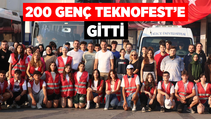 Düzce'den 200 Genç Teknofest'e Katılmaya Hak Kazandı