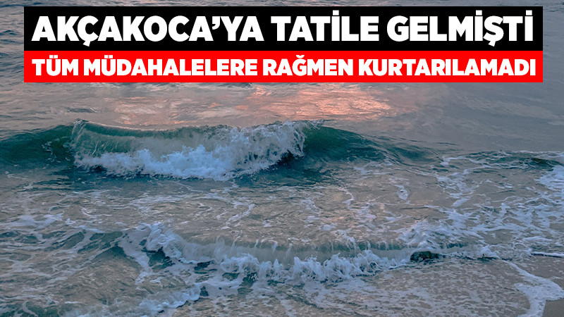 Boğulan Adam Hayatını Kaybetti