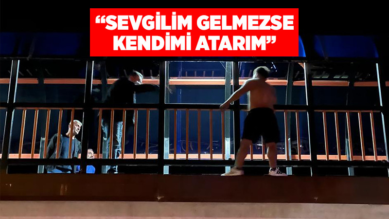 Üst Geçite Çıkıp İntihar Etmek İstedi
