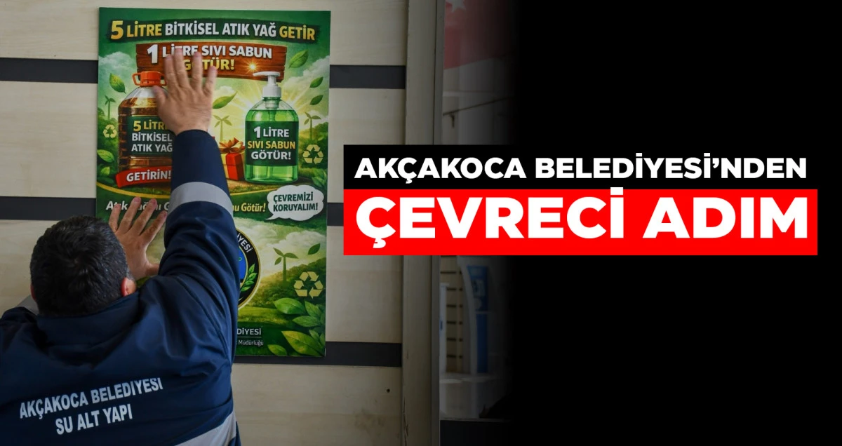 ATIK YAĞ GETİR, SIVI SABUNU GÖTÜR