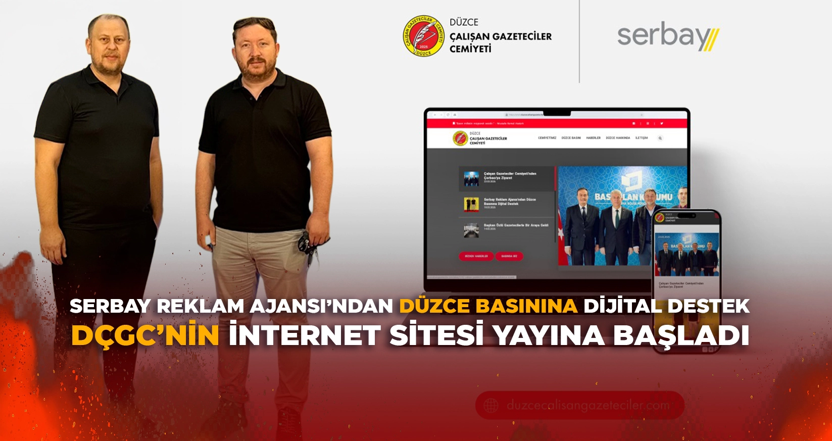 DÜZCE ÇALIŞAN GAZETECİLER CEMİYETİ'NİN İNTERNET SİTESİ YAYINA BAŞLADI