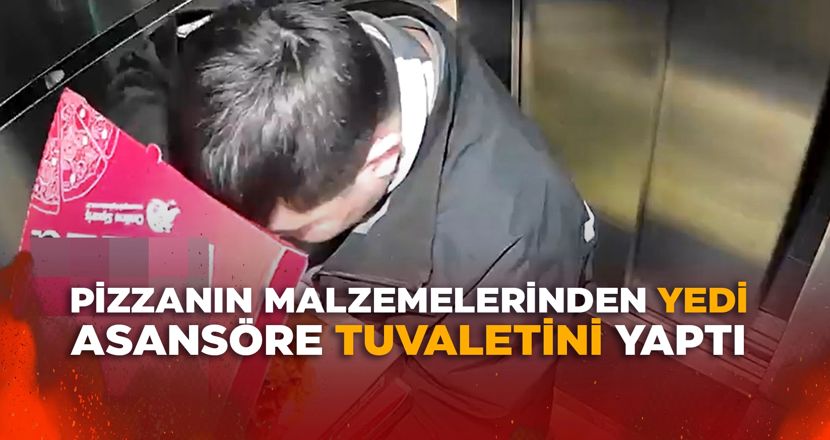 DÜZCE'DE PİZZA GETİREN KURYENİN YAPTIKLARI YANINA KALMADI