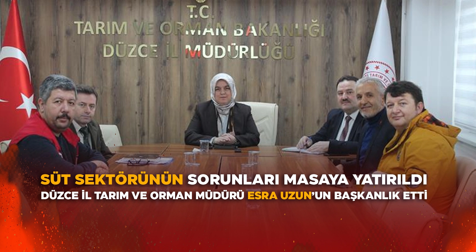 DÜZCE’DE SÜT SEKTÖRÜNÜN SORUNLARI MASAYA YATIRILDI