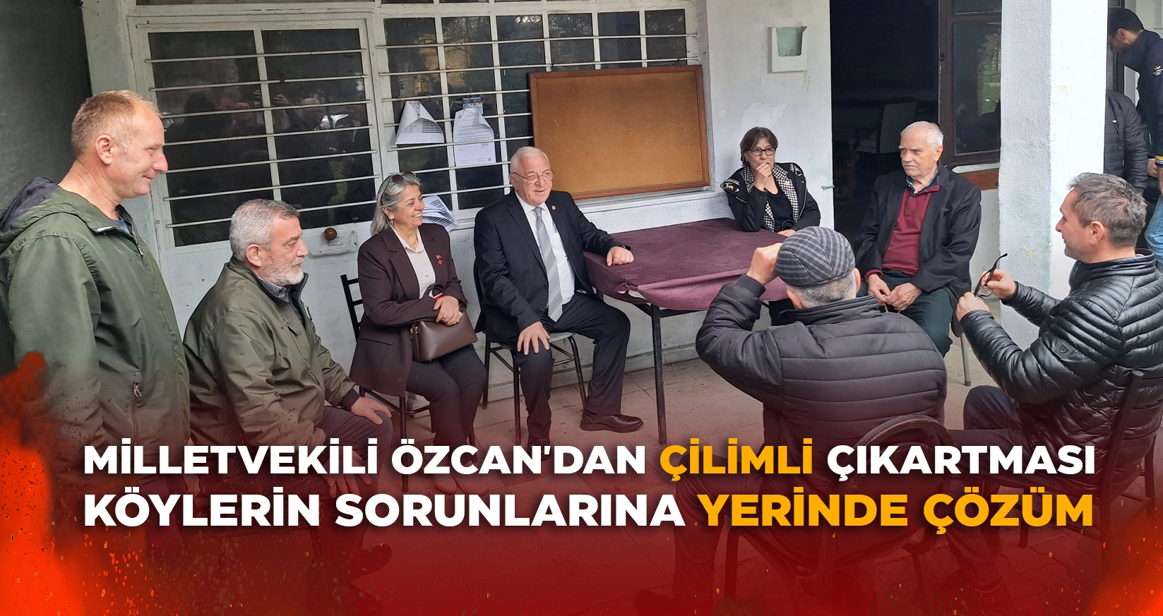 MİLLETVEKİLİ ÖZCAN'DAN ÇİLİMLİ ÇIKARTMASI