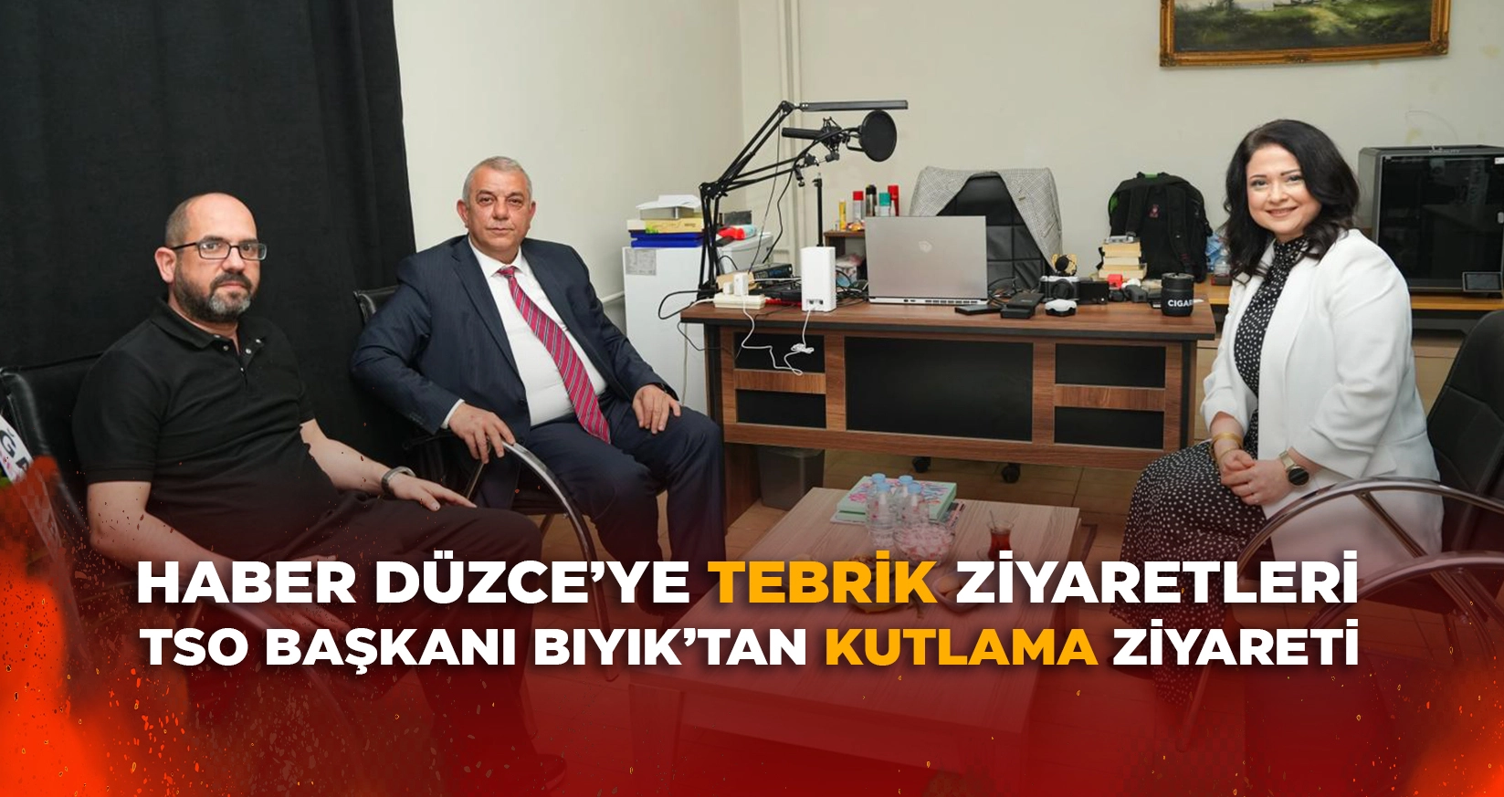 DÜZCE TSO BAŞKANI BIYIK’TAN KUTLAMA ZİYARETİ