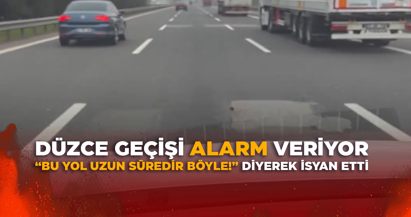 TEM DÜZCE GEÇİŞİ ALARM VERİYOR