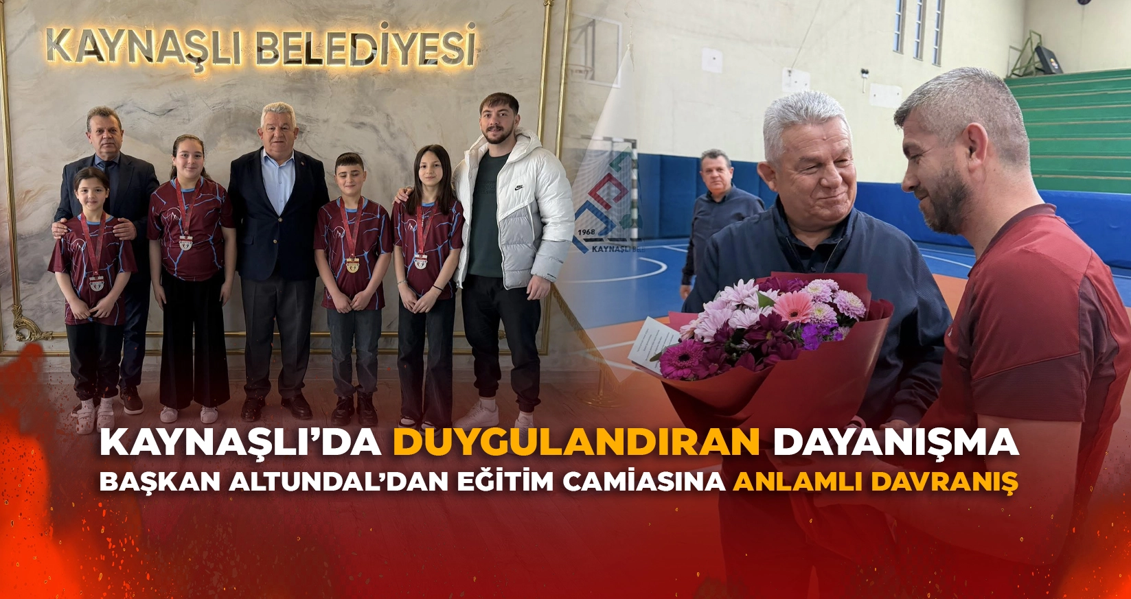 BAŞKAN ALTUNDAL’DAN EĞİTİM CAMİASINA ANLAMLI DAVRANIŞ