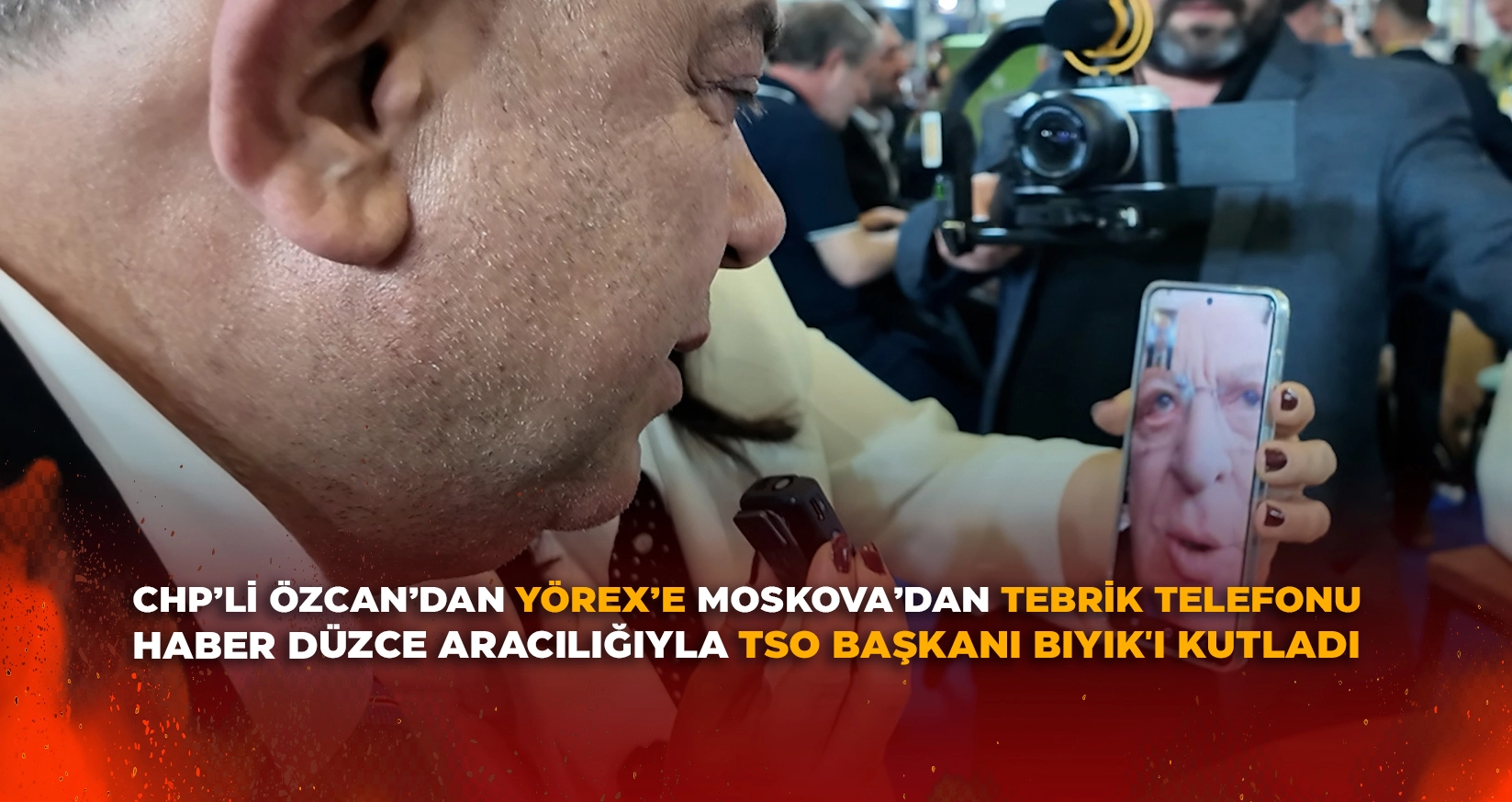 HABER DÜZCE ARACILIĞIYLA TSO BAŞKANI BIYIK'I KUTLADI