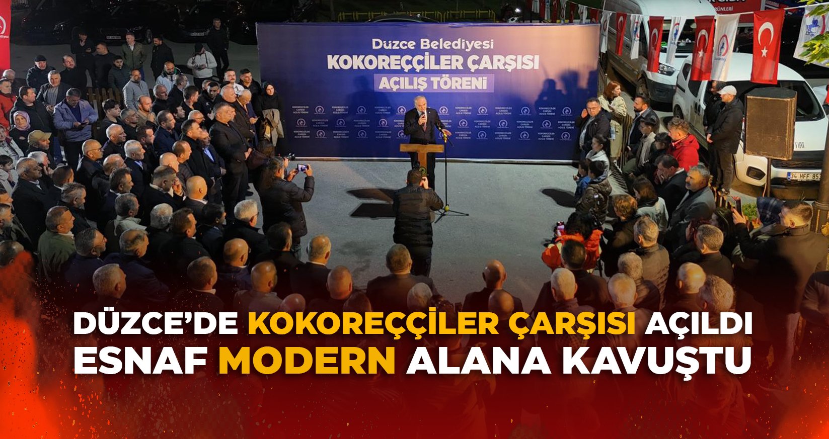 DÜZCE’DE KOKOREÇÇİLER ÇARŞISI AÇILDI