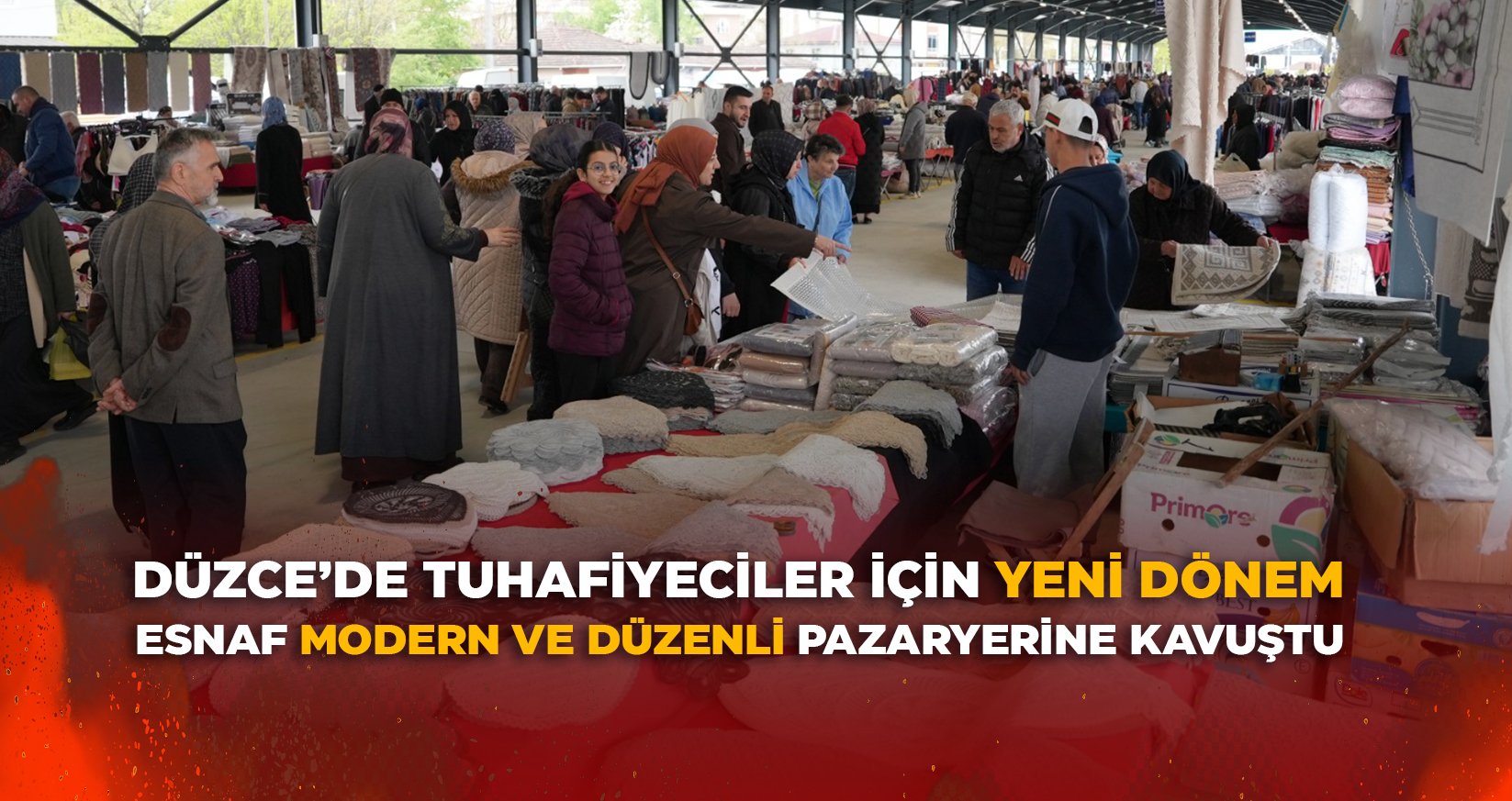ESNAF MODERN VE DÜZENLİ PAZARYERİNE KAVUŞTU