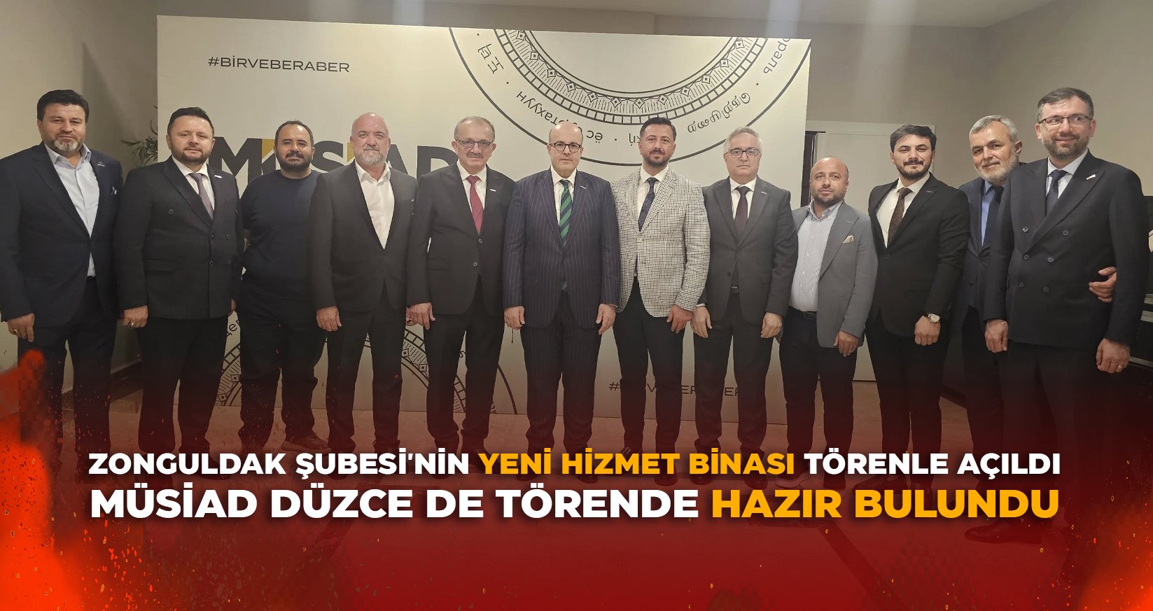MÜSİAD DÜZCE DE TÖRENDE HAZIR BULUNDU