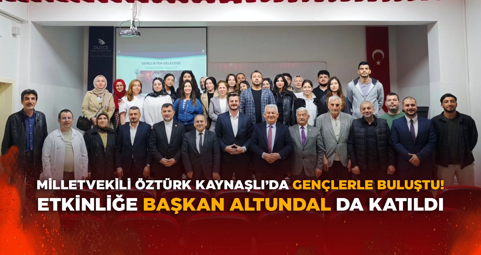 MİLLETVEKİLİ ÖZTÜRK KAYNAŞLI’DA GENÇLERLE BULUŞTU!