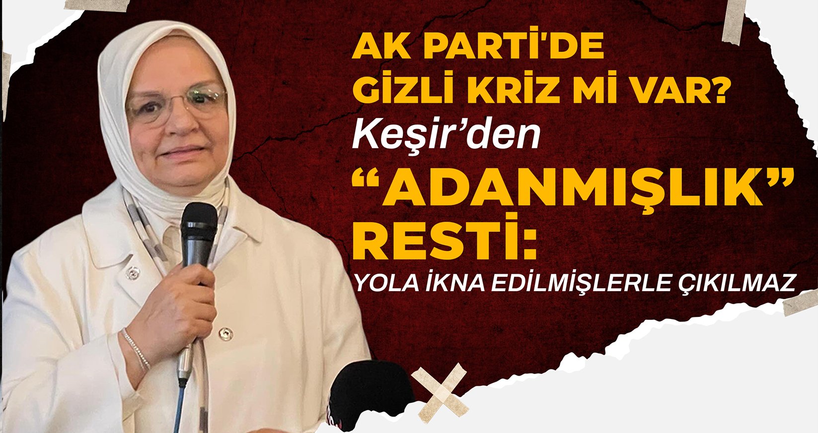 PARTİ İÇİ MUHALEFETE ADETA KAPIYI GÖSTERDİ