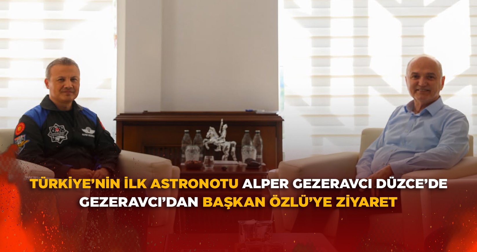 TÜRKİYE’NİN İLK ASTRONOTU ALPER GEZERAVCI DÜZCE’DE