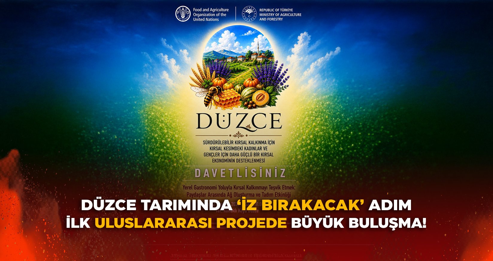 DÜZCE TARIMINDA ‘İZ BIRAKACAK’ ADIM