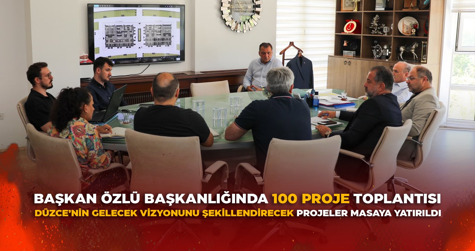 'DÜZCE İÇİN 100 PROJE' ELE ALINDI