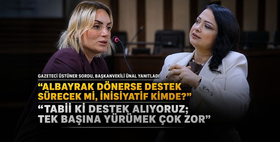 Gazeteci Üstüner Sordu, Başkanvekili Ünal Yanıtladı