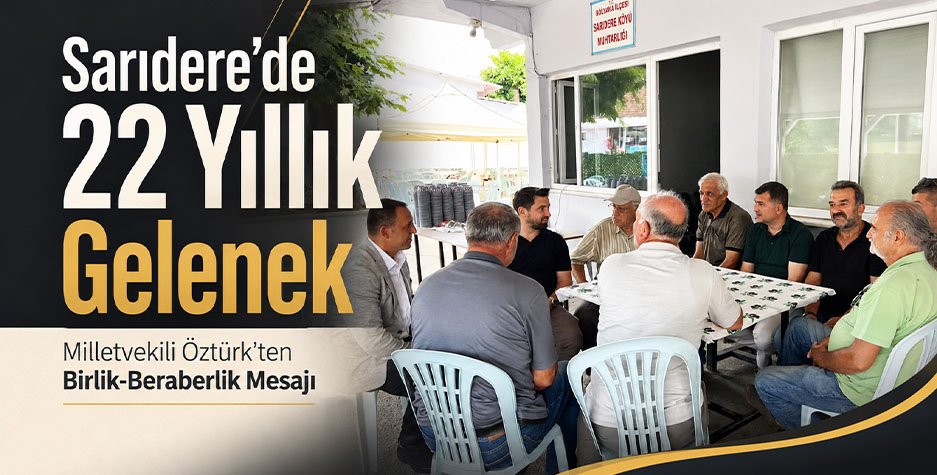 Sarıdere’de 22 Yıllık Gelenek