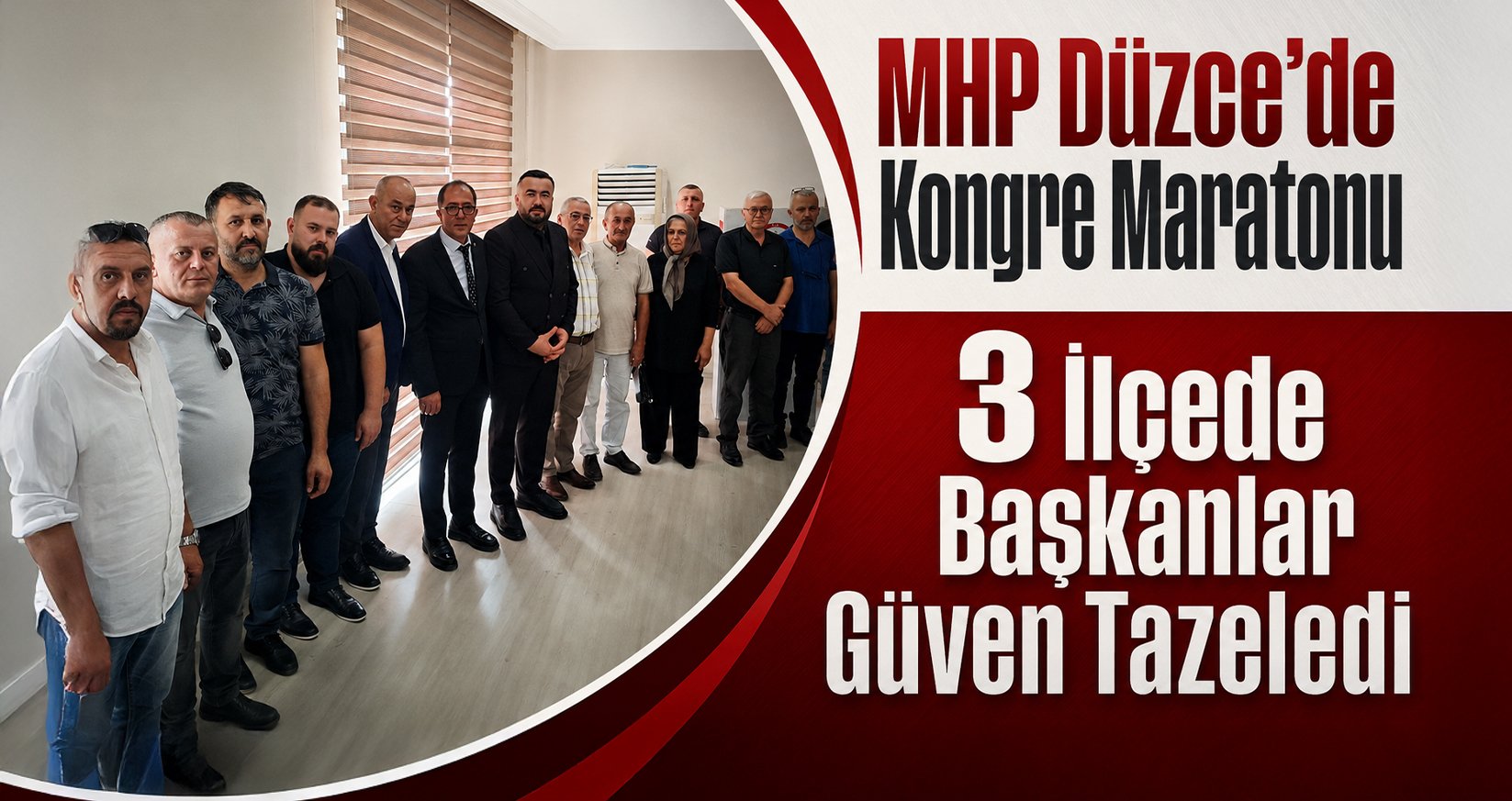 MHP Düzce’de Kongre Maratonu