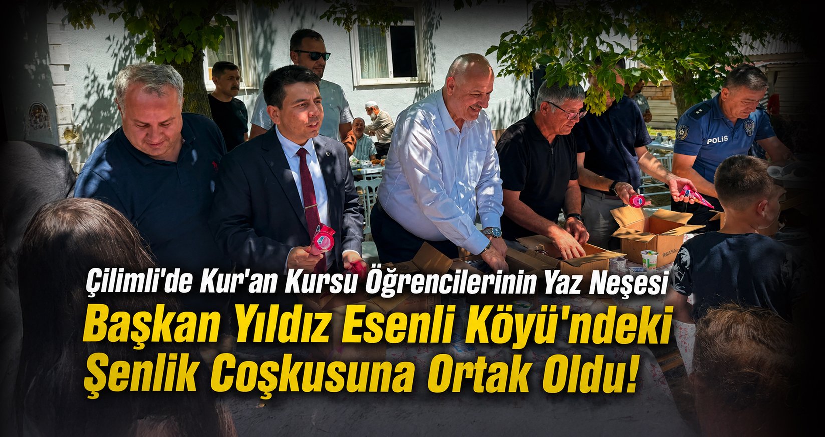 Çilimli’de Kur'an Kursu Öğrencilerinin Yaz Neşesi