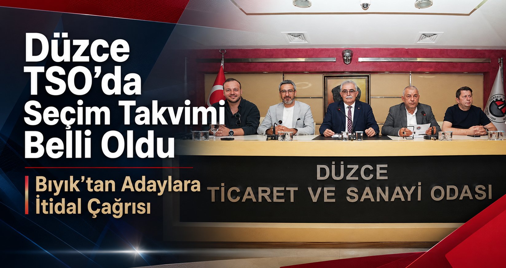 Düzce TSO’da Seçim Takvimi Belli Oldu