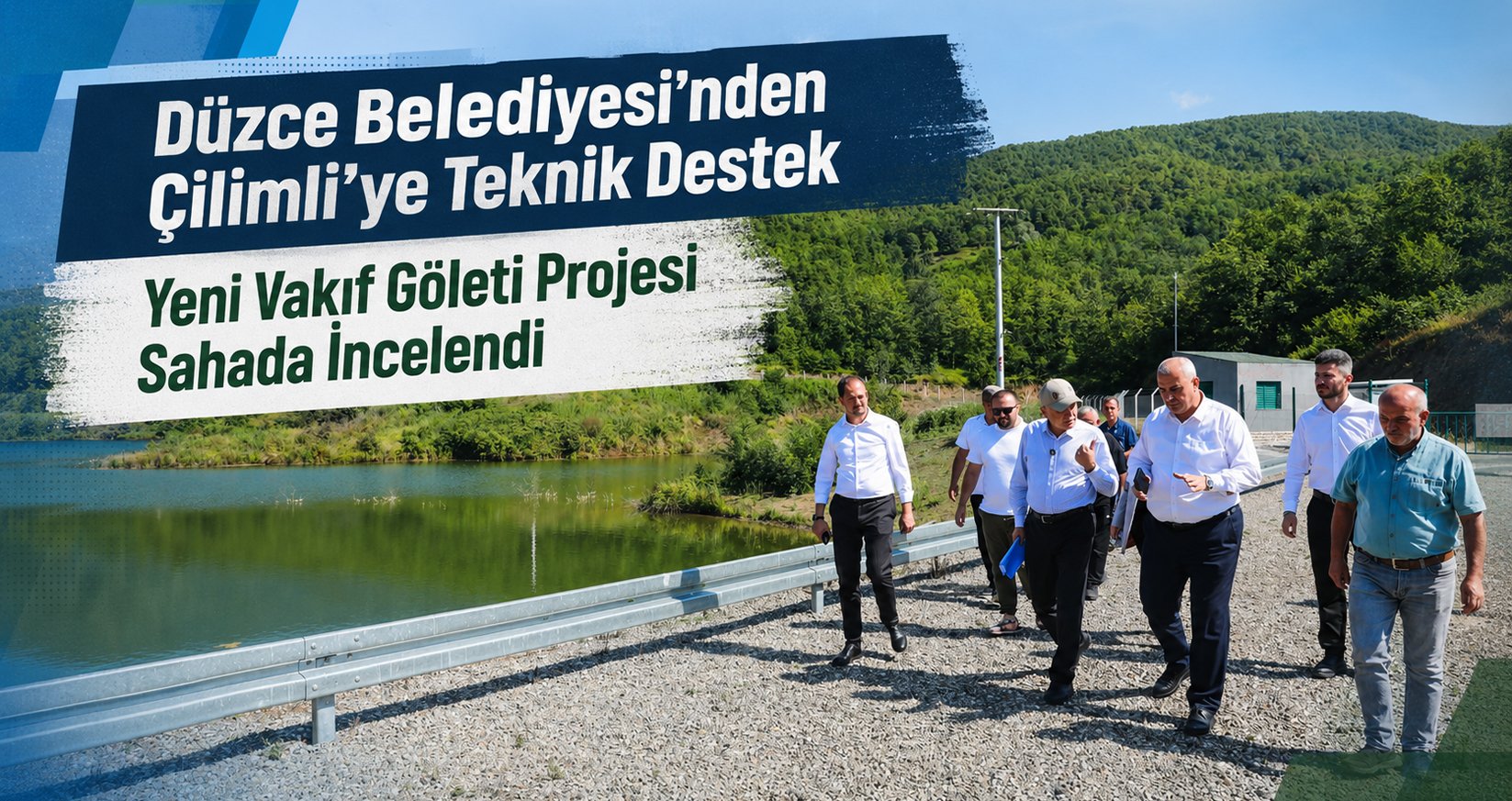 Düzce Belediyesi’nden Çilimli’ye Teknik Destek