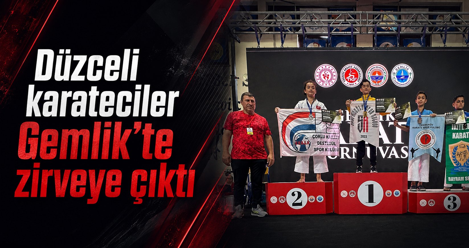 Düzceli karateciler Gemlik’te zirveye çıktı