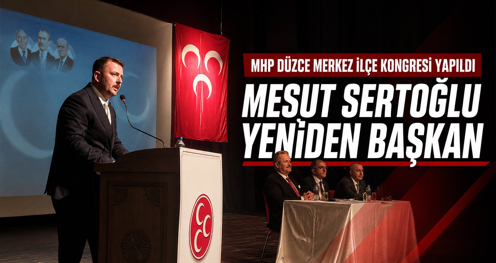 MHP Düzce Merkez İlçe Kongresi Yapıldı