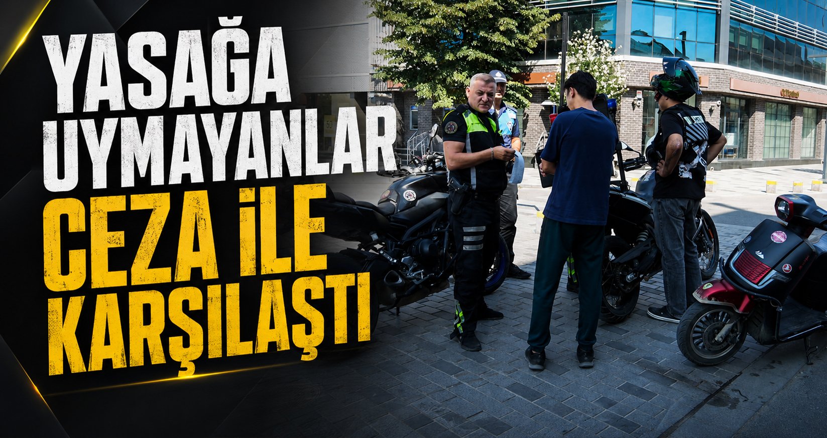 Yaya Yollarında Motorlu Araç Kullanımı Yasak