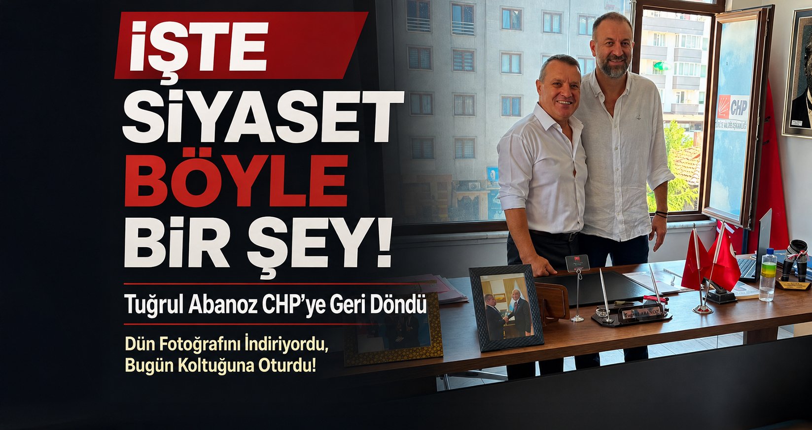 Dün Fotoğrafını İndiriyordu, Bugün Koltuğuna Oturdu!