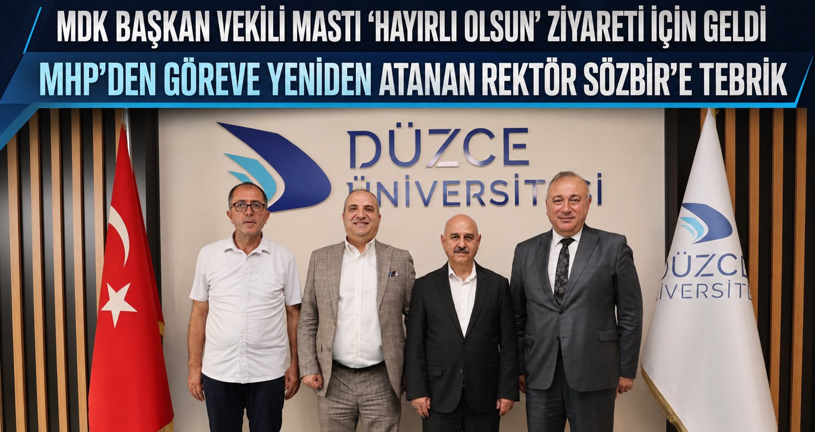 MHP’den Göreve Yeniden Atanan Rektör Sözbir’e Tebrik