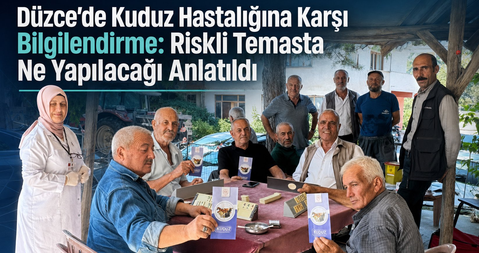 Düzce’de Kuduz Hastalığına Karşı Bilgilendirme: Riskli Temasta Ne Yapılacağı Anlatıldı