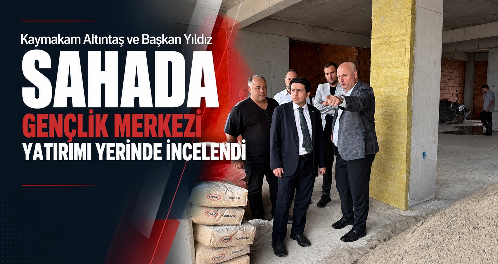 Kaymakam Altıntaş ve Başkan Yıldız Sahada