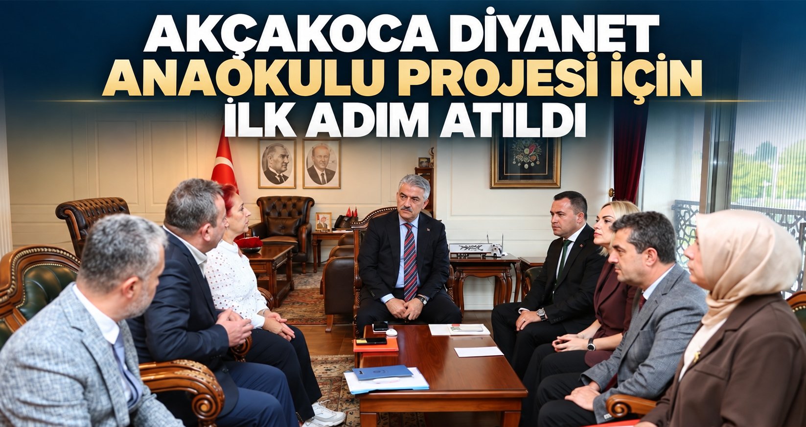 Akçakoca Diyanet Anaokulu Projesi İçin İlk Adım Atıldı