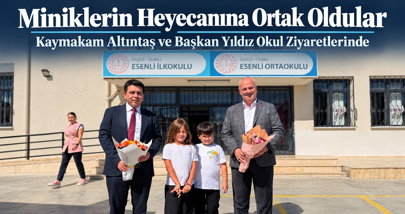 Kaymakam Altıntaş ve Başkan Yıldız Okul Ziyaretlerinde