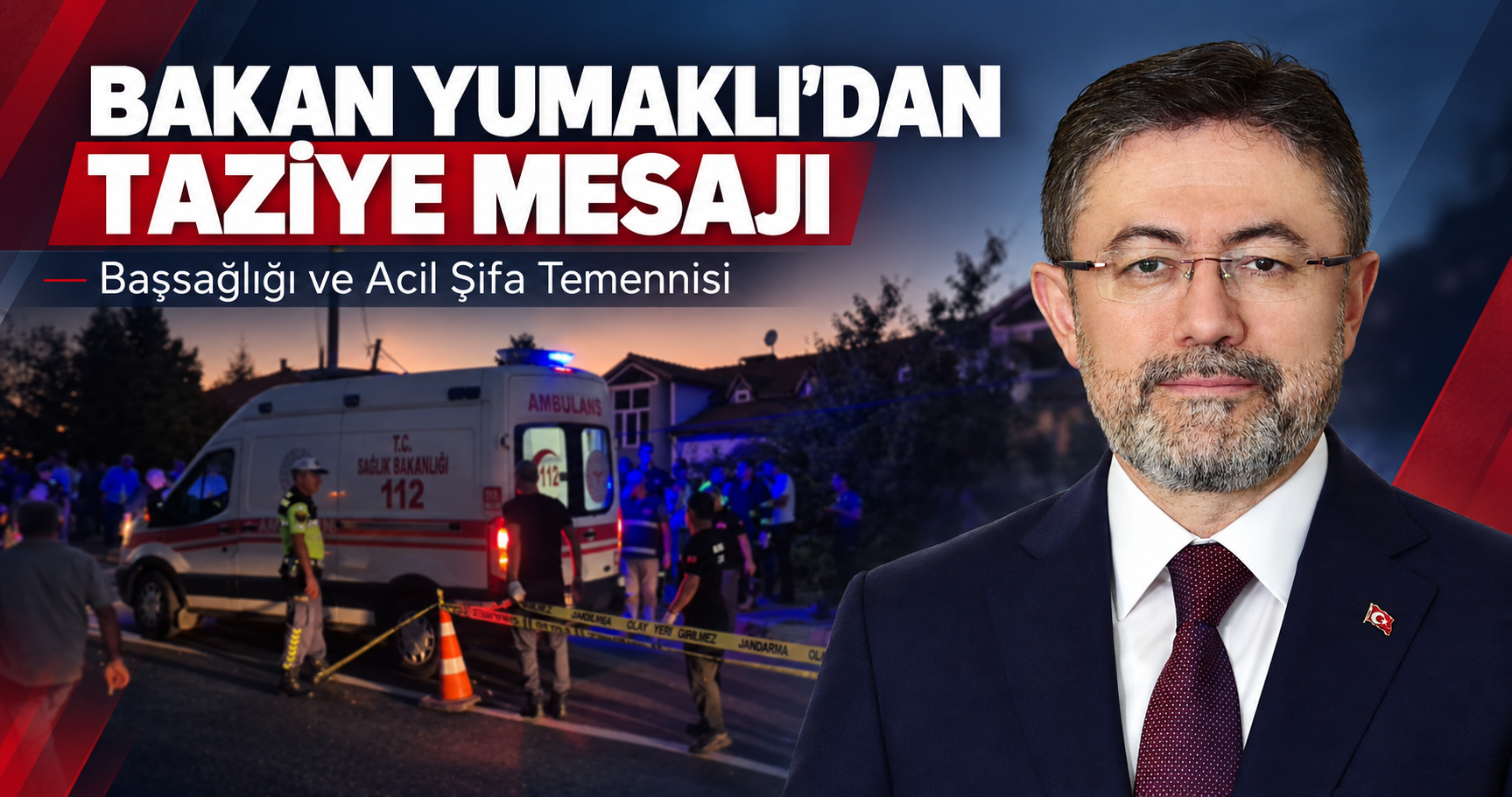 Bakan Yumaklı’dan Taziye Mesajı