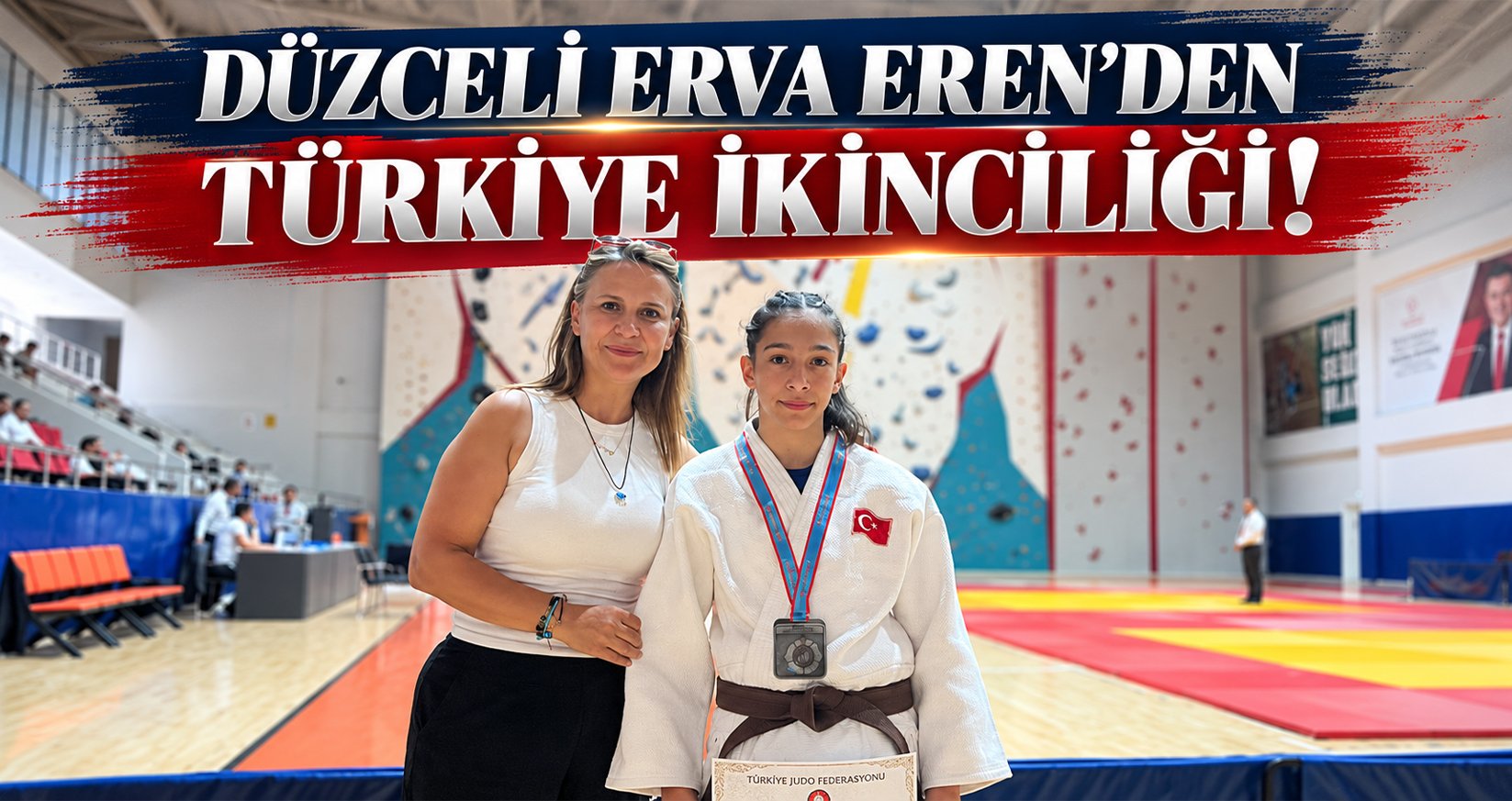 Düzceli Erva Eren’den Türkiye İkinciliği!