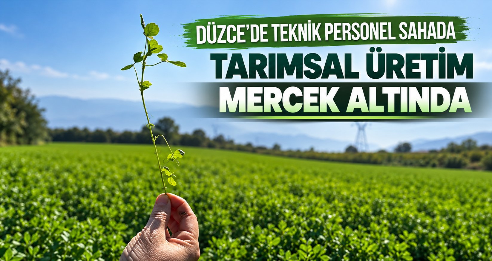 Düzce’de Teknik Personel Sahada